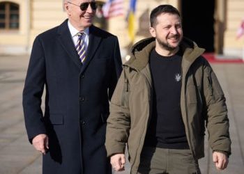 Președintele SUA, Joe Biden s-a aflat astăzi într-o vizită neașteptată la Kiev: A promis Ucrainei un nou pachet de ajutor militar în valoare de 500 mln de dolari