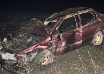 Серьезная авария в Хынчештах: Автомобиль превратился в груду металла