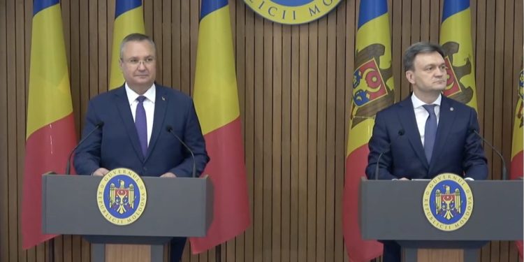 Prim-ministrul Dorin Recean s-a întâlnit cu omologul său român, Nicolae Ciucă. Subiectele abordate | VIDEO