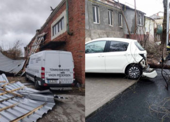 „Eram acasă când m-a sunat vecina și mi-a spus că a căzut copacul peste mașina mea”. Relatările chișinăuienilor care au avut de suferit de pe urma rafalelor de vânt | VIDEO