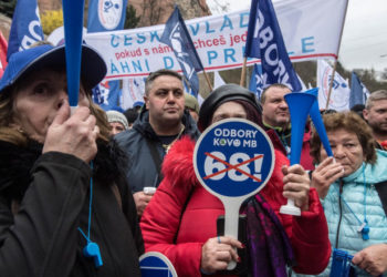 Proteste la Praga împotriva posibilei creşteri a vârstei de pensionare până la 68 de ani