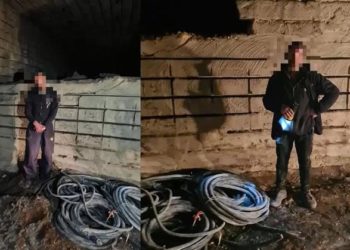 Au adus prejudicii de aproape 20.000 de lei. Poliția oferă detalii despre bărbații care au furat 110 metri de cablu din mina de la Cricova | VIDEO
