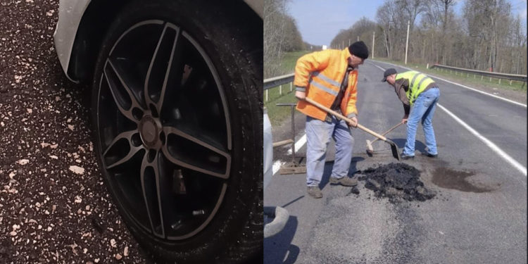 Gropi și mașini deteriorate, pe traseul Chișinău-Leușeni. Imaginile publicate pe internet și reacția autorităților | VIDEO