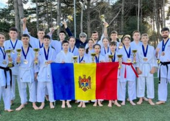 Moldova, pe podium la Campionatul European la Karate Shotokan: Lotul național a obținut 32 de medalii