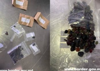 „Comoara” a rămas la vamă: Un cetățean străin s-a pornit în Ucraina cu pietre prețioase, nedeclarate