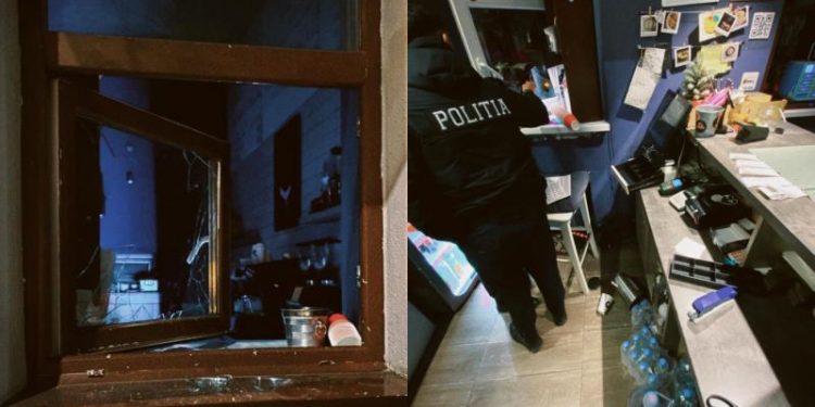 Bani și două iPhone în loc de gogoși, scoase de hoți prin fereastra „take away”, dintr-o cafenea. Poliția caută făptașii