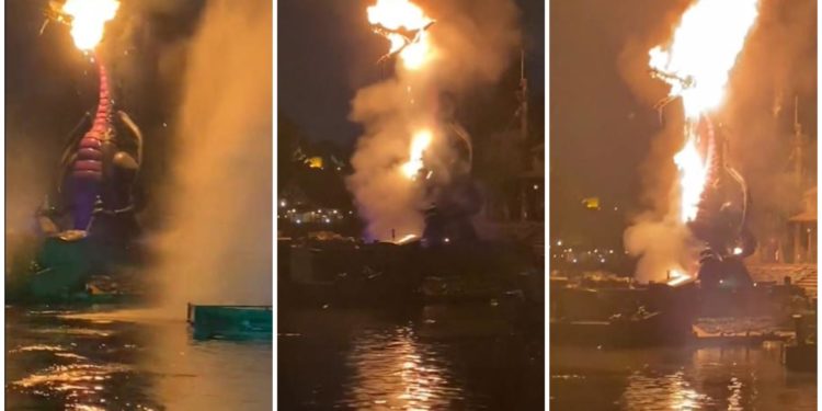 Noi detalii ale incendiului de la Disneyland California. De la ce au pornit flăcările | VIDEO