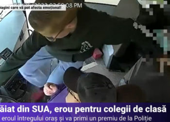 Erou la doar 13 ani. Un elev a salvat viaţa colegilor săi aflați în autobuzul școlar, după ce șoferul a leșinat la volan | VIDEO
