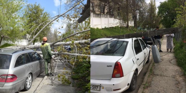 Două mașini avariate și locatari lăsați fără electricitate. Noi detalii de la incidentul matinal din cartierul Telecentru al capitalei | VIDEO