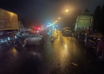 В Подмосковье грузовик протаранил шесть легковых автомобилей