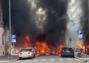 В центре Милана произошел мощный взрыв