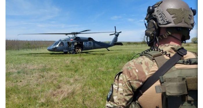 Antrenamentele moldo-poloneze cu implicarea elicopterului „Black Hawk” s-au încheiat | VIDEO