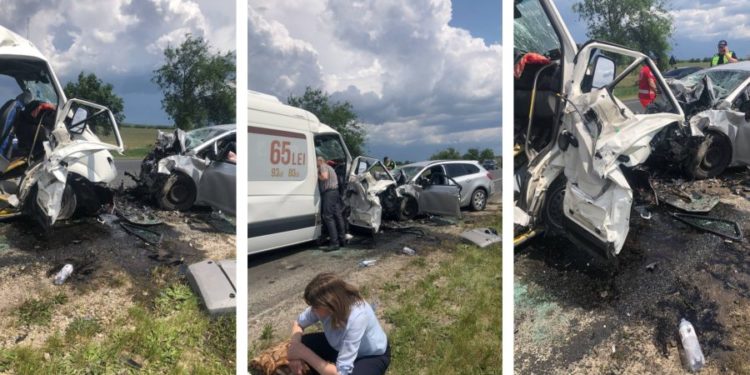 В страшной аварий в Оргееве погибли водитель и пассажир автомобиля. В больнице сообщили о состоянии остальных пострадавших | VIDEO