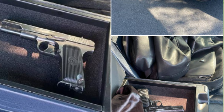 A spus că nu are nimic de declarat, dar avea un pistol ascuns: Un moldovean, prins la frontieră