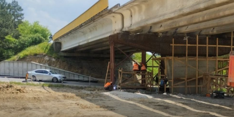 Atenție, șoferi! Se repară podul de lângă Cricova: Cum va fi redirecționat traficul