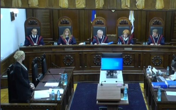 La Curtea Constituțională continuă examinarea constituționalității Partidului „ȘOR”: Cererile avocaților formațiunii politice de a viziona unele dovezi video, admise parțial | VIDEO