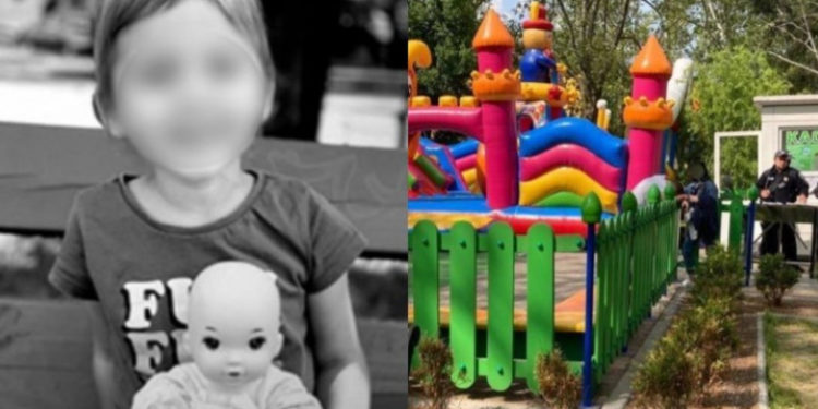 O fetiţă de 4 ani s-a spânzurat accidental într-un parc de distracţii, în Ucraina. Angajații stăteau pe telefoane și au ignorat-o