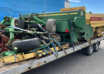 Unităte agricolă, dosită pentru a fi transportată ilegal. Cine a încercat s-o aducă în Moldova