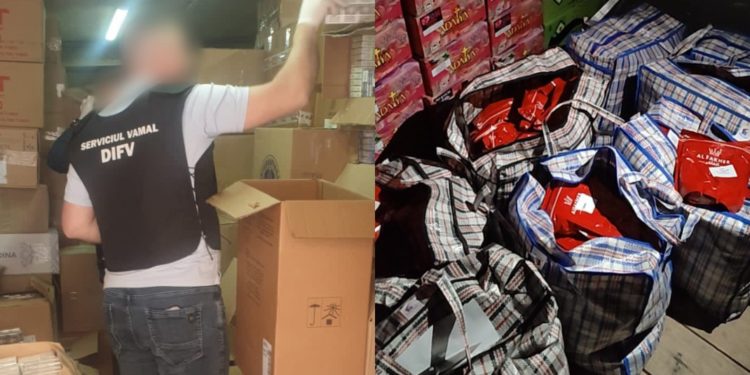 Detalii în cazul celor 17 tone de narghilea și 1,5 milioane de țigări de contrabandă. Unde urma să fie transportată marfa | VIDEO