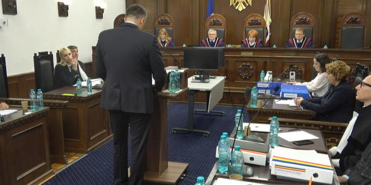 Curtea Constituțională va relua luni, ședința de examinare a constituționalității Partidului „ȘOR”. Avocații formațiunii, dar și cel al Execitivului, au prezentat astăzi pledoariile finale | VIDEO