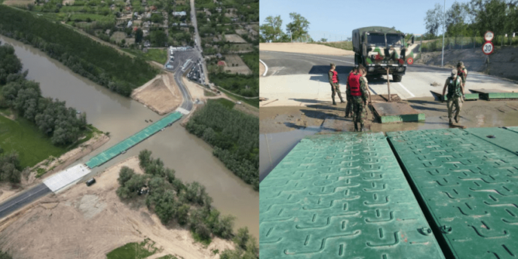Trecerea prin Leova-Bumbăta, imposibilă cel puțin până la ora 12:00. Ce s-a întâmplat cu podul recent inaugurat | FOTO