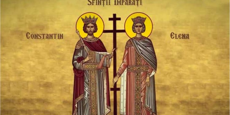 Creștinii ortodocși de stil vechi îi sărbătoresc astăzi pe Sfinții Împărați Constantin și Elena