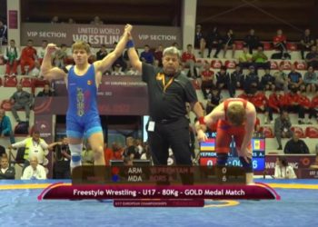 Luptătorul Alexandru Borș a obținut medalia de aur la Campionatul European