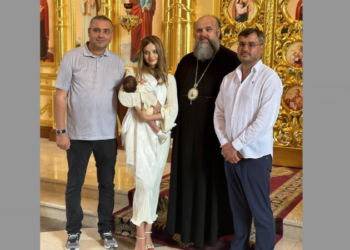 Petrecere la castel: Miliardarul Gabriel Stati și-a botezat fiul. Renato Usatîi, printre cumetri | FOTO