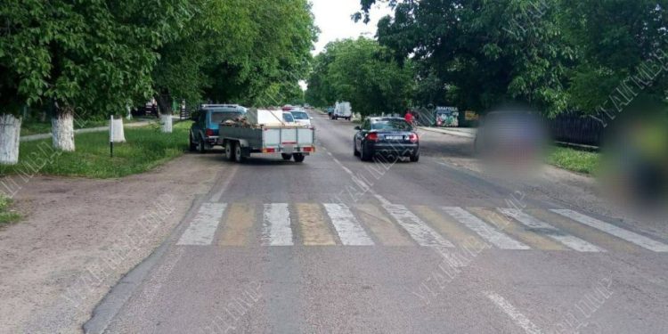 Неожиданно “выскочила” на пешеходный переход: в Слободзейском районе женщина попала под колеса авто | FOTO