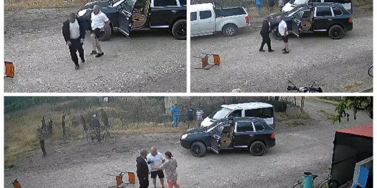 Разгромил террасу магазина и набросился на сельчан: Местный советник от ПДС попал на видео камер наблюдения | VIDEO