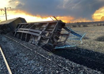 Un tren de marfă a deraiat în regiunea Belgorod din sudul Rusiei, la graniţa cu Ucraina