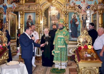 Mitropolitul Moldovei Vladimir și Preotul paroh al bisericii din Peresecina Vasile Garbuz au devenit cetățeni de onoare ai Orheiului