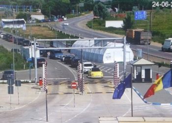 Trafic intens în punctul de trecere a frontierei Palanca pe sensul de intrare în Republica Moldova