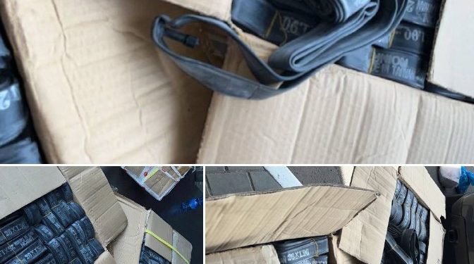 Гражданин Молдовы попытался ввезти в страну контрабандную партию велосипедных шин