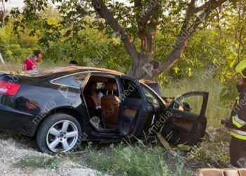 Un tânăr a murit, după ce s-a izbit cu mașina într-un copac, la Leova