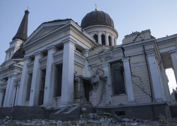 Минобороны РФ заявило, что Спасо-Преображенский собор в Одессе был разрушен в результате «безграмотных действий операторов украинской ПВО»