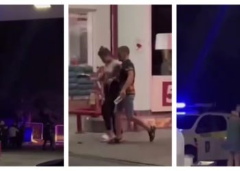 Pumni și îmbrânceli la o stație PECO din Chișinău. Patru persoane au fost agresate de câțiva indivizi