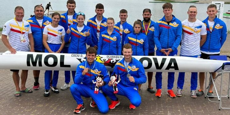Victorie pentru RM: Mihail Culceac și Stanislav Banaru au obținut argintul la Campionatul European de Caiac-canoe Juniori U23