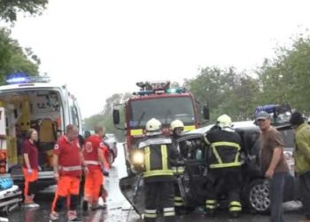 Accidentul de la Sîngerei: Momentul în care Toyota și BMW-ul se lovesc frontal, surprins de o cameră de bord | VIDEO
