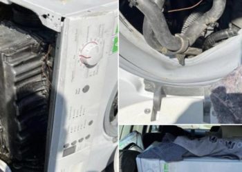 Un motor auto camuflat într-o mașină de spălat, depistat de vameși la Giurgiulești: Ce s-a întâmplat cu bunul