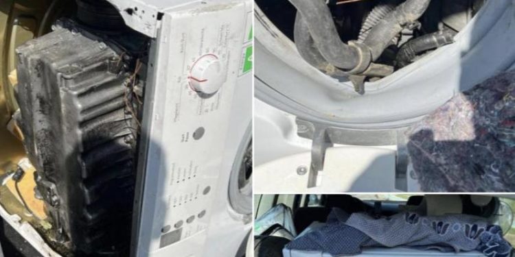 Un motor auto camuflat într-o mașină de spălat, depistat de vameși la Giurgiulești: Ce s-a întâmplat cu bunul