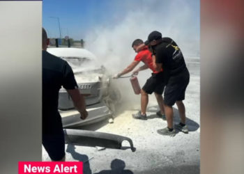 Accident grav în România: Un TIR a intrat într-o coloană de automobile