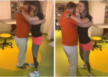 Marcela Paladi a făcut primii pași de dans cu noile proteze: „De vină este melodia Maestrului Eugen Doga” | VIDEO