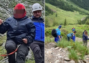 Turiste din Israel, blocate în Munții Făgăraș pe un perete abrupt, la 2100 de metri altitudine