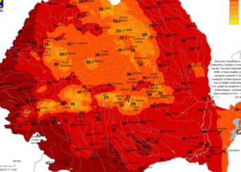 Cupolă de foc deasupra României. Ieri s-au resimțit 46 de grade la Herculane, azi va fi și mai cald