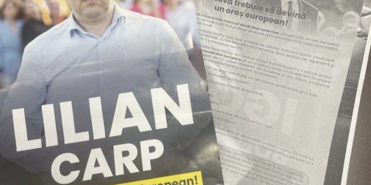 ЦИК вынес предупреждение PAS из-за листовок с изображением Лилиана Карпа