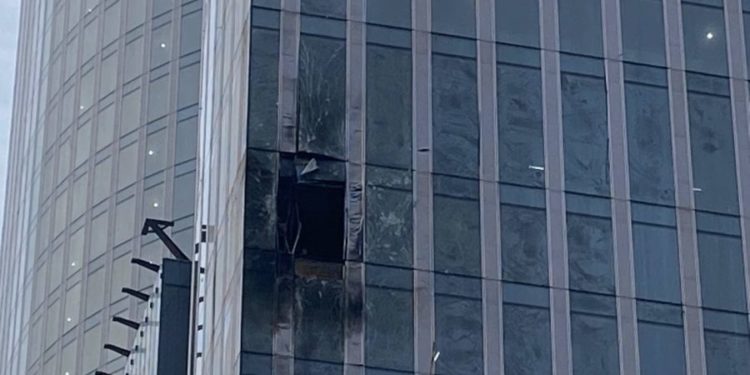 В Москва-Сити упал беспилотник. Еще два дрона, заявило Минобороны РФ, сбиты в Подмосковье