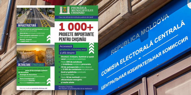 Primăria municipiului Chișinău va ataca CEC în judecată, după ce i s-a cerut retragerea pliantelor „1000+ proiecte pentru Chișinău” | VIDEO