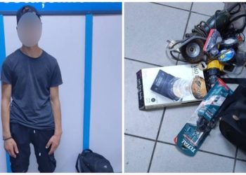 A furat mai multe instrumente de pe un șantier: Un minor, prins în centrul capitalei