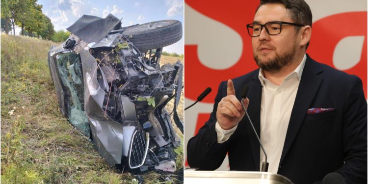 Alexei Lungu, liderul partidului ”ȘANSĂ”, dezvăluie adevărul despre accidentul în care a fost implicat și dezminte informațiile false, răspândite pe rețelele de socializare | FOTO